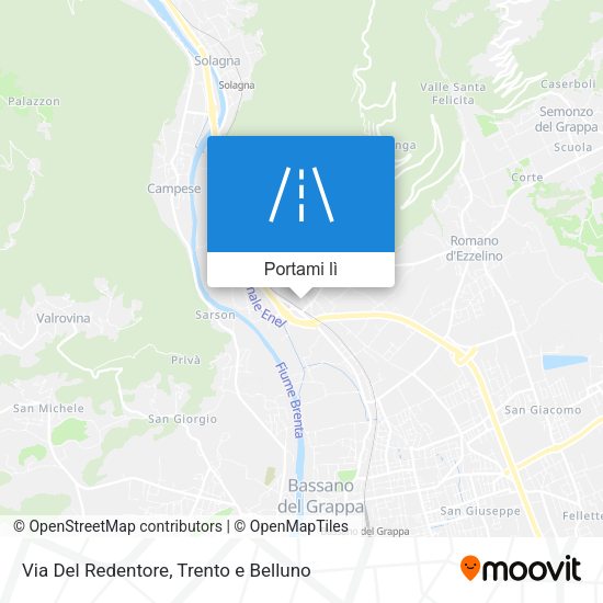 Mappa Via Del Redentore