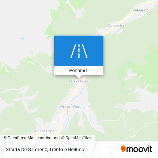 Mappa Strada De S.Lorenz