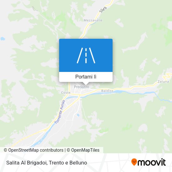 Mappa Salita Al Brigadoi