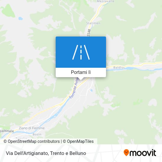 Mappa Via Dell'Artigianato