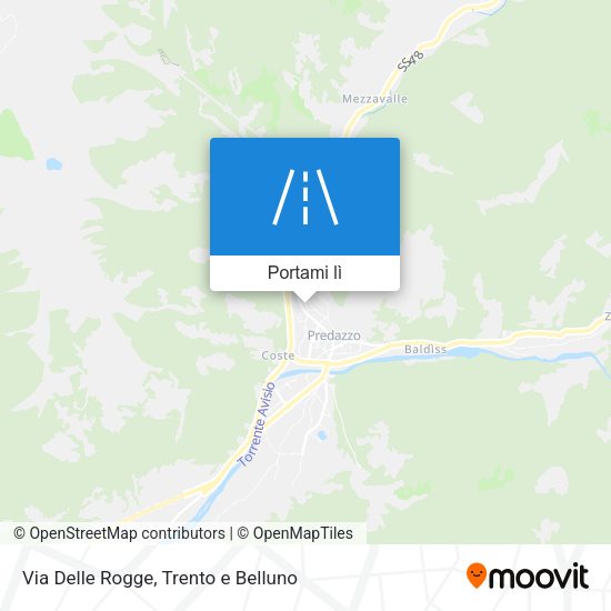 Mappa Via Delle Rogge