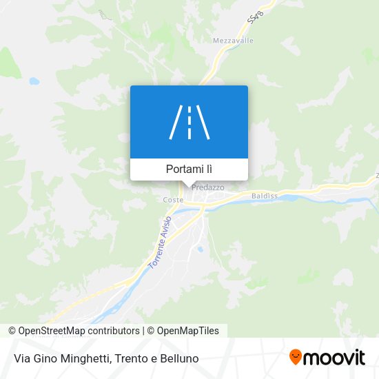 Mappa Via Gino Minghetti