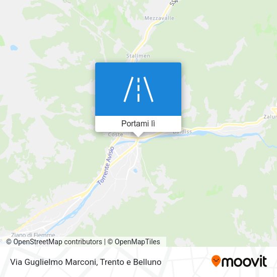 Mappa Via Guglielmo Marconi