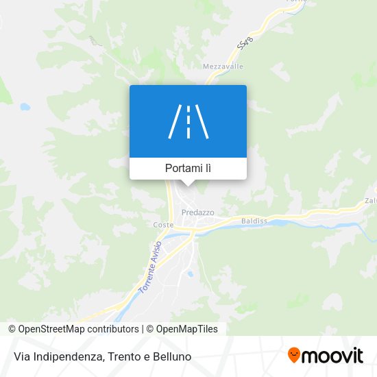 Mappa Via Indipendenza