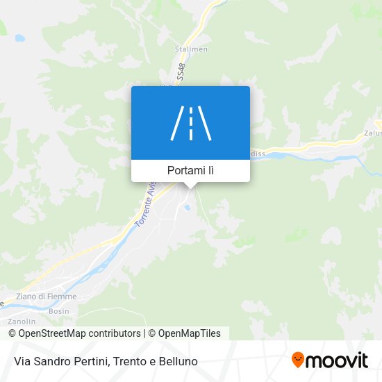 Mappa Via Sandro Pertini