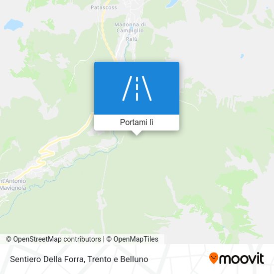 Mappa Sentiero Della Forra