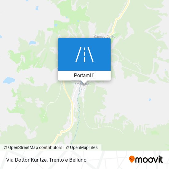 Mappa Via Dottor Kuntze