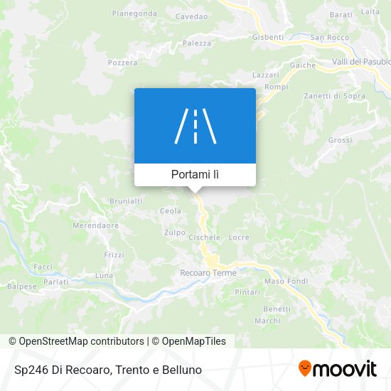 Mappa Sp246 Di Recoaro