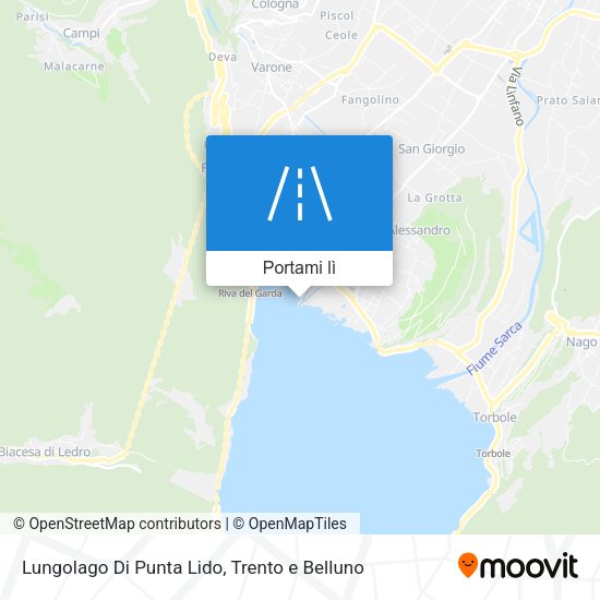 Mappa Lungolago Di Punta Lido
