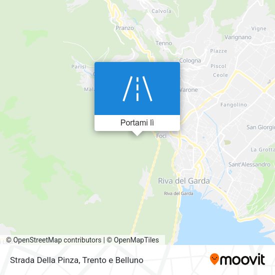 Mappa Strada Della Pinza