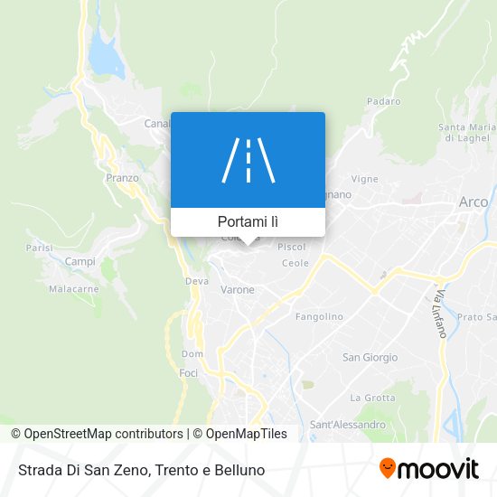 Mappa Strada Di San Zeno