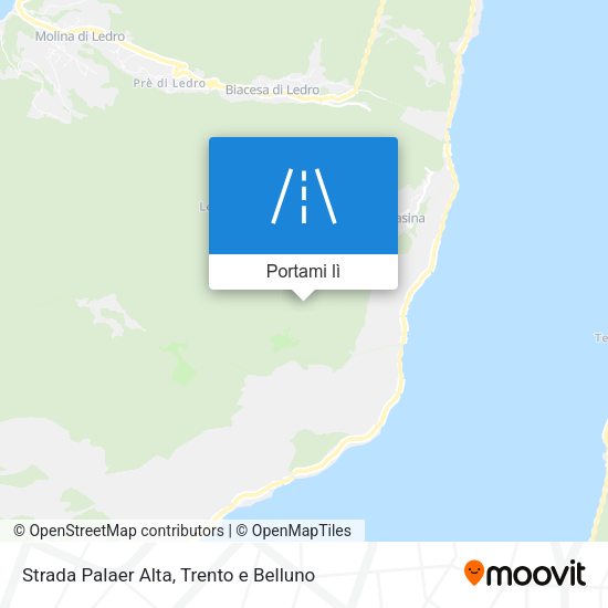 Mappa Strada Palaer Alta