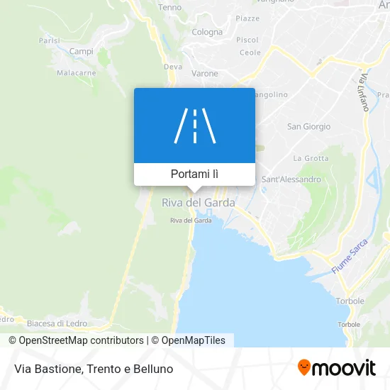 Mappa Via Bastione