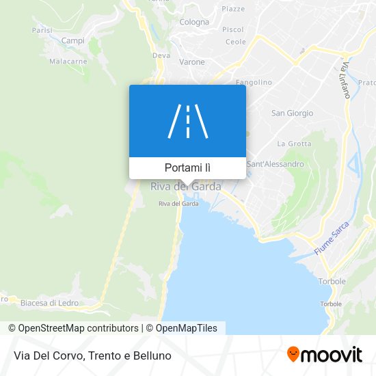 Mappa Via Del Corvo
