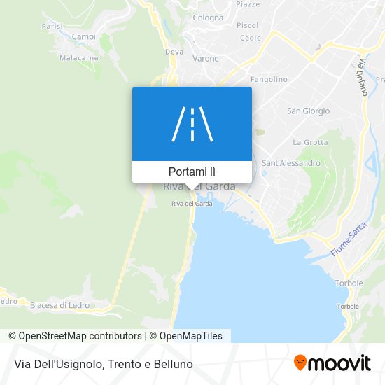 Mappa Via Dell'Usignolo