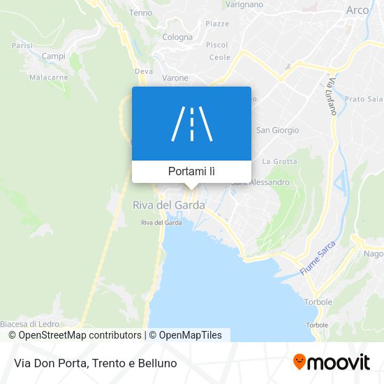 Mappa Via Don Porta