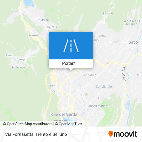 Mappa Via Fornasetta