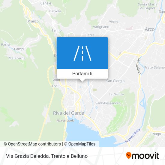 Mappa Via Grazia Deledda
