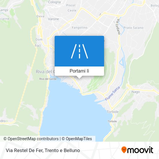 Mappa Via Restel De Fer