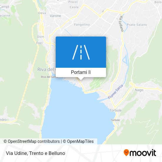 Mappa Via Udine