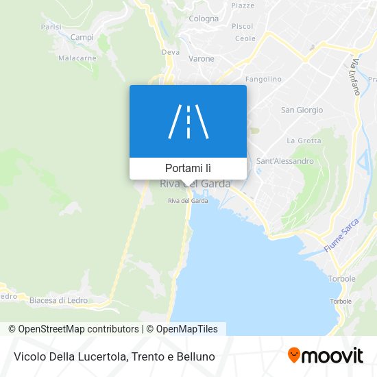 Mappa Vicolo Della Lucertola