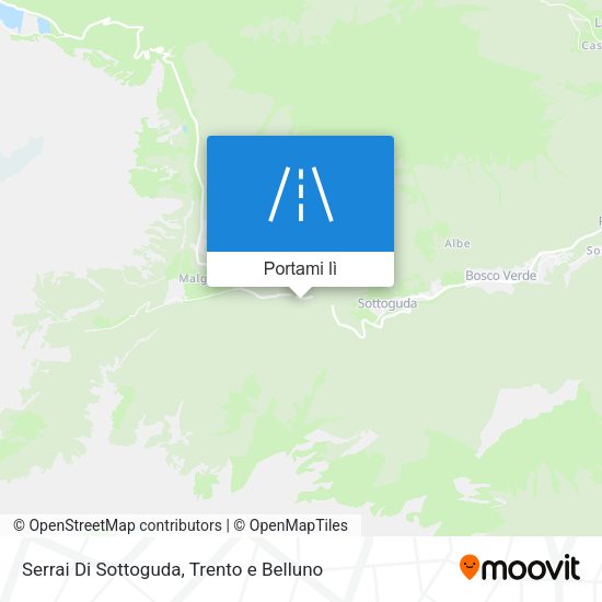 Mappa Serrai Di Sottoguda
