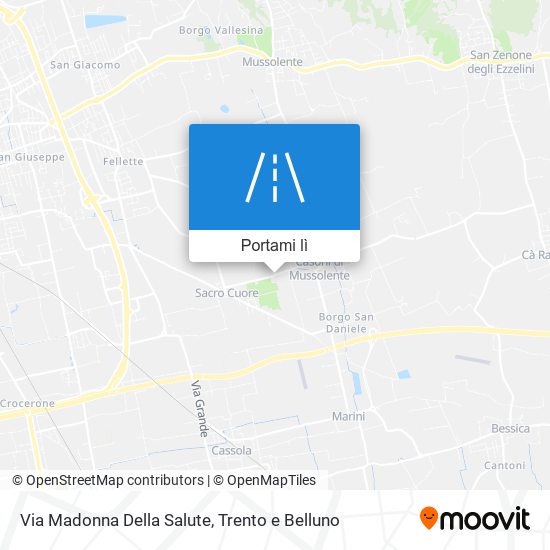 Mappa Via Madonna Della Salute