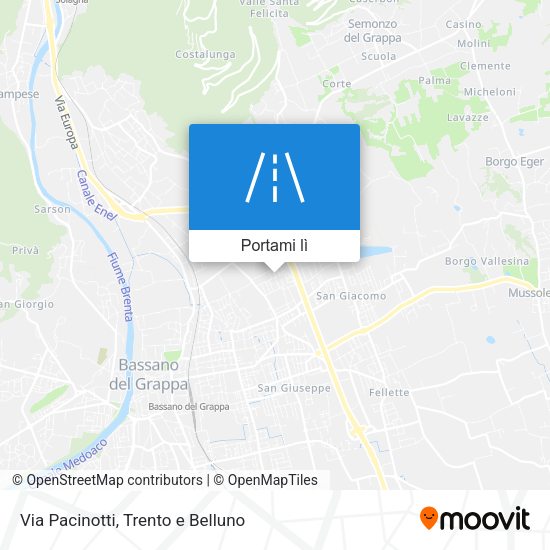 Mappa Via Pacinotti