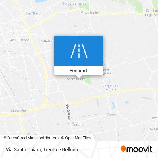 Mappa Via Santa Chiara