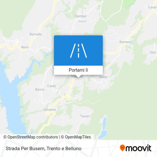 Mappa Strada Per Busem