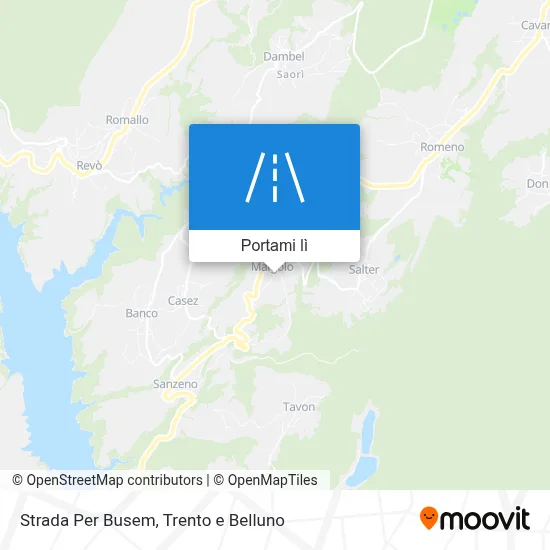 Mappa Strada Per Busem