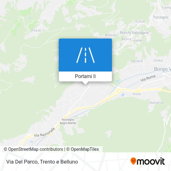 Mappa Via Del Parco