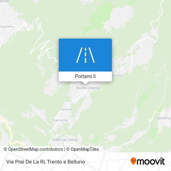Mappa Via Prai De La Ri