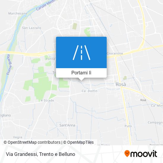 Mappa Via Grandessi