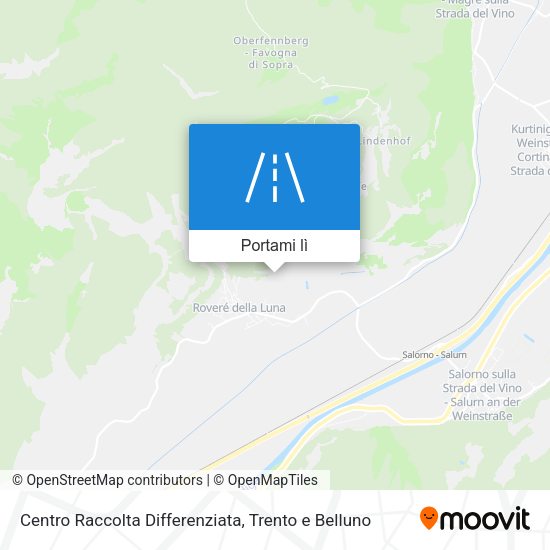 Mappa Centro Raccolta Differenziata