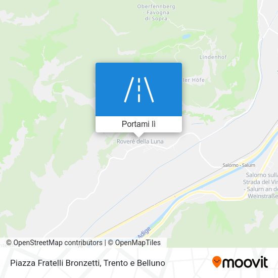 Mappa Piazza Fratelli Bronzetti