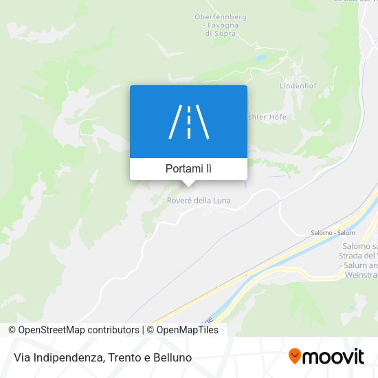 Mappa Via Indipendenza