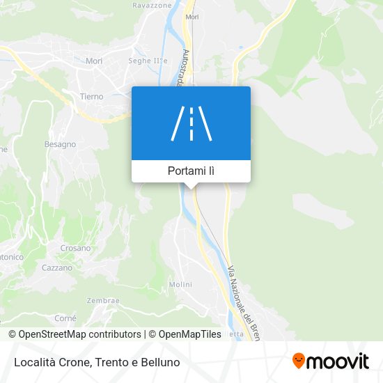 Mappa Località Crone
