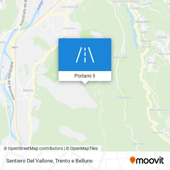 Mappa Sentiero Del Vallone