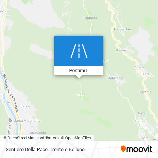 Mappa Sentiero Della Pace