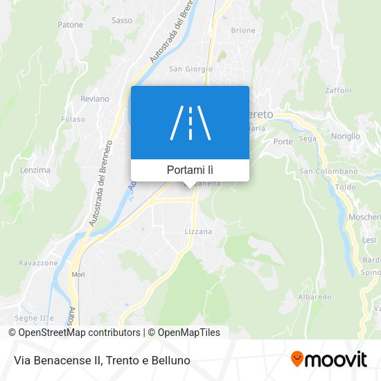 Mappa Via Benacense II