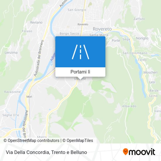 Mappa Via Della Concordia