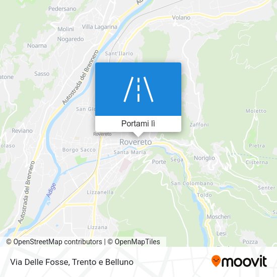 Mappa Via Delle Fosse