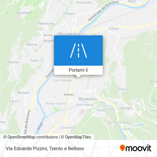 Mappa Via Edoardo Pizzini