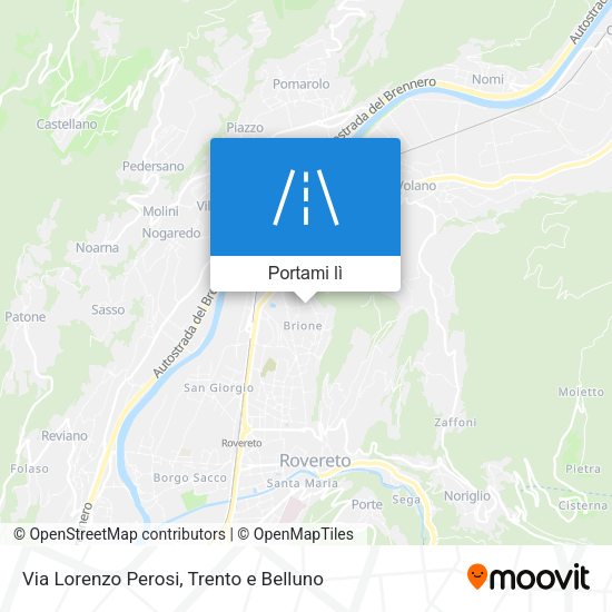 Mappa Via Lorenzo Perosi