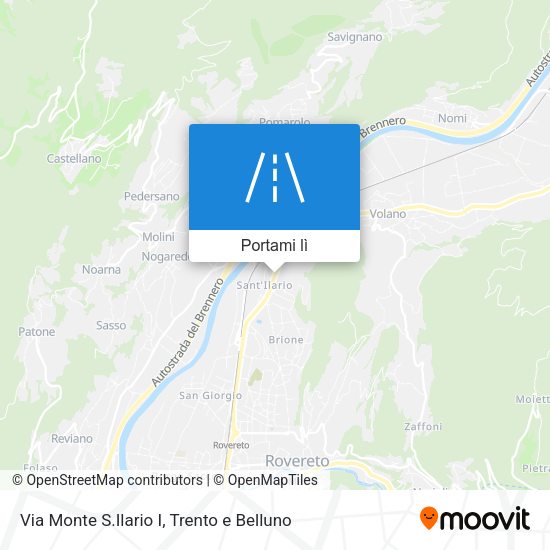 Mappa Via Monte S.Ilario I