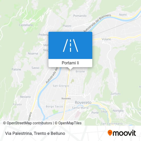 Mappa Via Palestrina