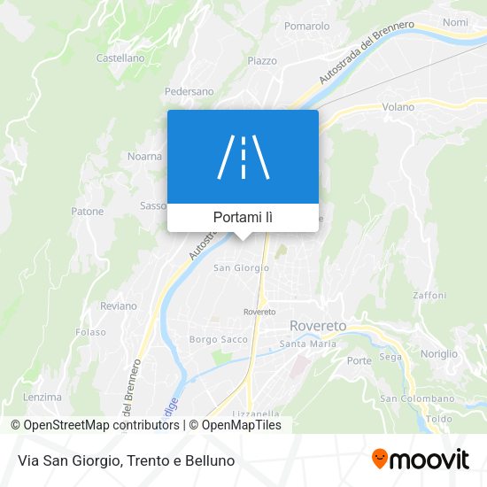 Mappa Via San Giorgio