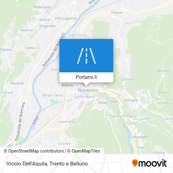 Mappa Vicolo Dell'Aquila