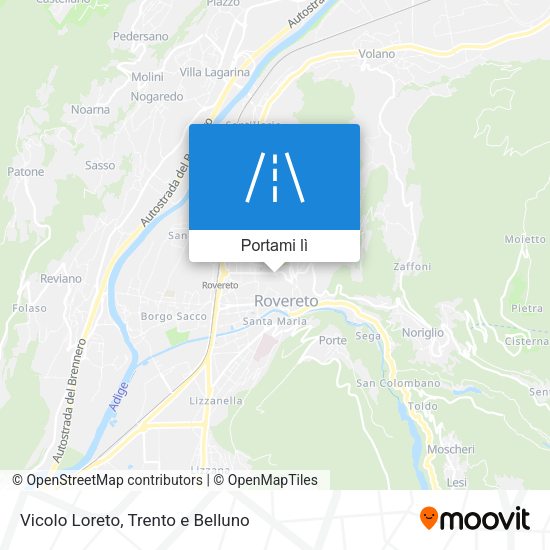 Mappa Vicolo Loreto